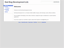 Tablet Screenshot of daddog.com